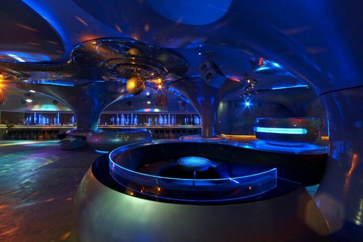 nightlife lounge futuristik